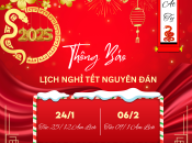 Lịch thông báo nghỉ Tết 